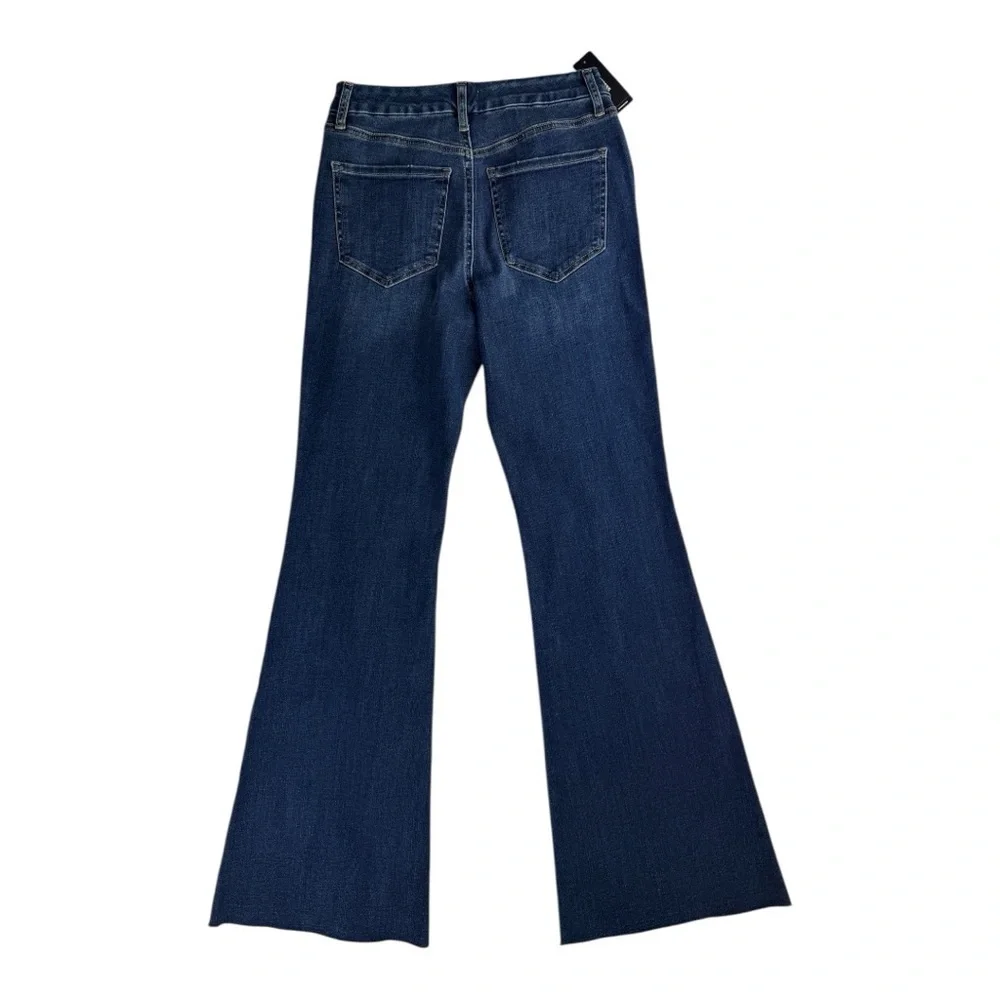 Express Y2K-inspired Flare Jeans Mid Rise Stretch Denim Size‎ M 6/8/10